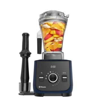 Imagem de Vitamix Ascent X2 Liquidificadora, grau profissional, 3 programas de mistura predefinidos, recipiente de 40 onças, auto-limpeza, azul meia-noite