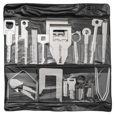 Imagem de Conjunto de 38 peças de chave de liberação de rádio de carro, estéreo, leitor de CD, GPS, conjunto de ferramentas de reparo de painel de veículos, desmontagem, instalação de metal, adequado para a