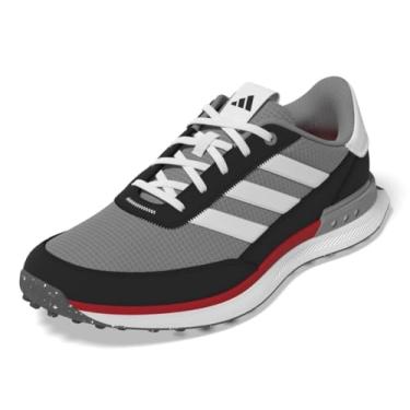 Imagem de adidas Tênis de golfe masculino S2G 24 Wide Spikeless, Cinza três/Calçados Branco/Core Black, 40