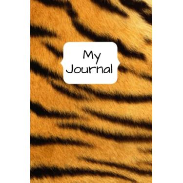 Imagem de Tiger Print Journal Notebook: A beautiful journal for note taking, thoughts, Bible Study, homework, etc!