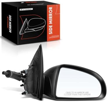 Imagem de A-Premium Espelho retrovisor manual do lado do passageiro - Compatível com Chevrolet Cobalt 2005-2010 - Espelho retrovisor externo preto dobrável manual não aquecido - Substituição # 15943877