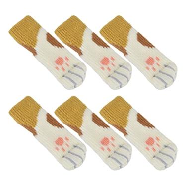 Imagem de A Perna de Móveis de Malha Elástica Cobre Protetores de Piso de Cadeira para Redução de Ruído e Fácil Movimentação 20 Peças (Domarygraxgk32p7-11)