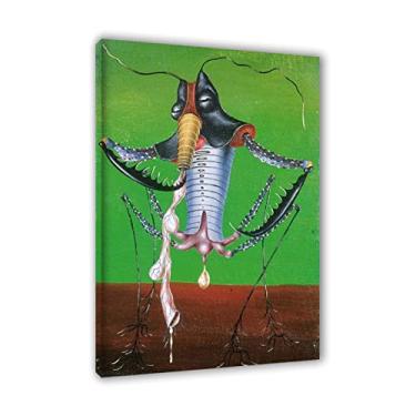 Imagem de JZSDGB Felix Labisse Impressões em tela e pintura famosa de pôster arte de parede abstrata - Arthus des SablesReproduções em tela - quadros emoldurados em madeira e prontos para pendurar para