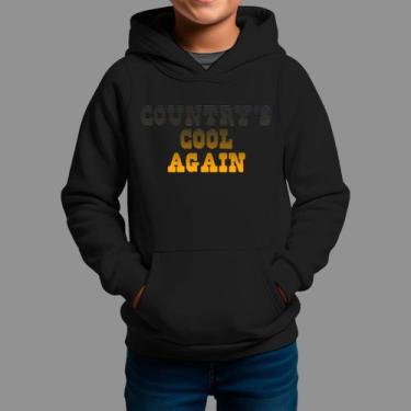 Imagem de Moletom Canguru Infantil Country Moda De Country confortável Tecido Ma