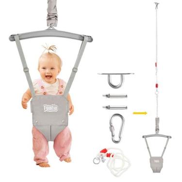 Imagem de Suéter de Bebê FUNLIO (6 a 24 Meses) - Com Gancho de Teto Cinza