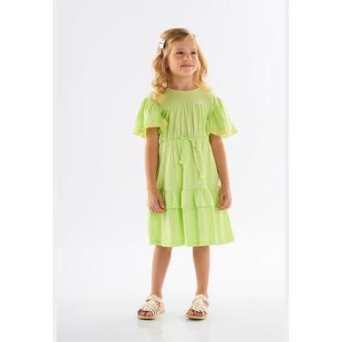 Imagem de Vestido Infantil em Meia Malha Up Baby, Verde, 1