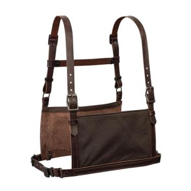 Imagem de Weaver Livestock Peitoral de couro com número de expositor