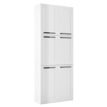 Imagem de Paneleiro de Cozinha Itatiaia 6 Portas Florença Branco Neve