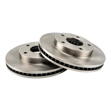 Imagem de KAX Substituição do par de rotores de freio a disco dianteiro de 27,4 cm para S10 1998-2004, Blazer 1998-2005, Sonoma 1998-2004, Jimmy 1998-2001, Bravada 1997-2001, Hombre 1998-2000, Rotores de freio