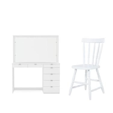 Imagem de Penteadeira Ditália 7 Gavetas com Cadeira PE-50