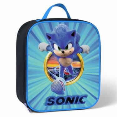 Imagem de Lancheira Infantil Bolsa Térmica Menino Escolar Criança Masculina - Pi