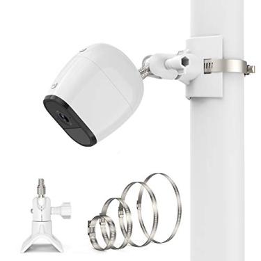 Imagem de Koroao Suporte de montagem universal para Arlo Pro 2/Arlo Pro 3/4/Arlo Ultra/Arlo Essential/Wyze Cam Outdoor/eufyCam 2, suporte de parede externo - Instalação de enrolamento multifuncional estável (1
