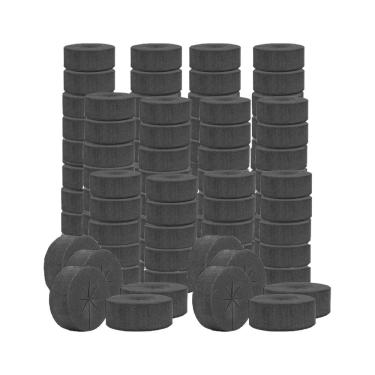 Imagem de SUCOHANS Pacote com 200 inserções de coleiras de clonagem de espuma de grau premium, colarinhos de clonagem, melhor do que neoprene para germinação de plantas hidropônicas em máquinas de clonagem e clone DIY, serve para copos de rede de 5 cm (preto)