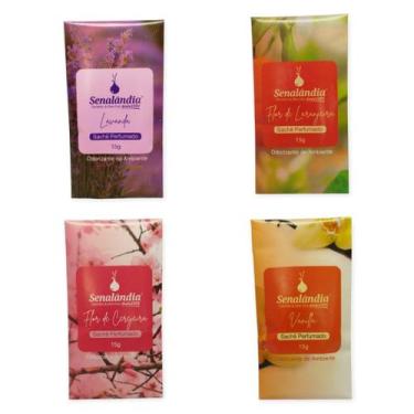 Imagem de Kit 4 Aromatizante Carro Cheirinho Automotivo Perfumado para Console P