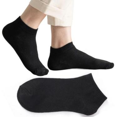 Imagem de Meia Kit 12 Pares Meias Soquetes Cano Curto Unisex invisível Feminina 