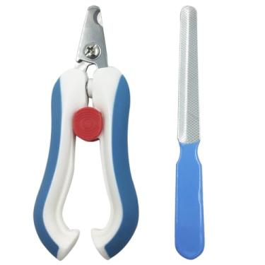 Imagem de Alicate Para Pet Cortador Unha de Cachorro Gato Alicate e Lixa (Azul)