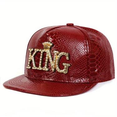 Imagem de Boné de Beisebol Ajustável Unissex King - Estilo Hip Hop - Proteção So