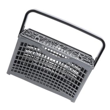 Imagem de Cesta para lava-louças Cesta para talheres de lava-louças 23,1x13,1x13,4cm, compatível com Maytag, compatível com LG, suporte para utensílios de lava-louças, talheres, facas, garfos, prateleira de arm