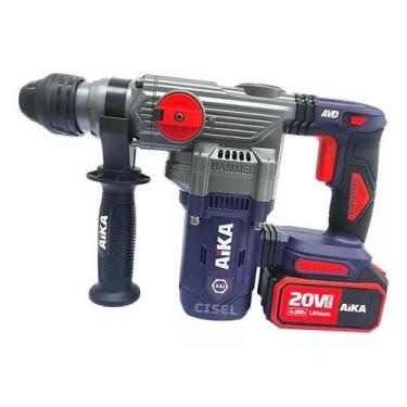 Imagem de Martelete Aika Sem Fio C/ 2 Baterias 20v 4ah