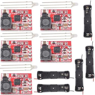 Imagem de DAOKI 5 peças TP5000+18650 suporte de bateria 3,6 V/4,2 v módulo carregador bateria de íon de lítio LiFePO4 fosfato flash placa de fornecimento eletrônico