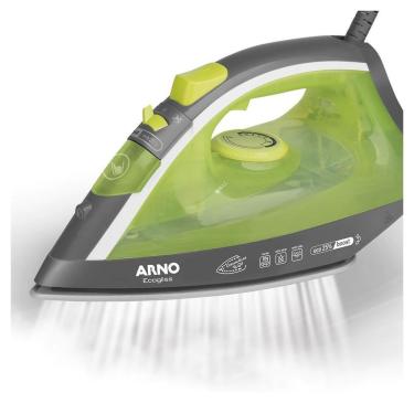 Imagem de Ferro De Passar A Vapor Fec1 Base Cerâmica Com Spray Ecogliss Arno Verde 110v