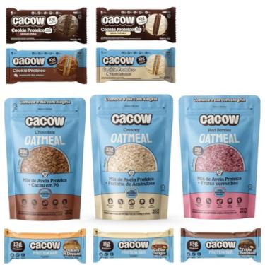 Imagem de CACOW Combo Premium, Suplementos Naturais, 10 Unidades (Oatmeals, Cookies, Barras Proteicas)