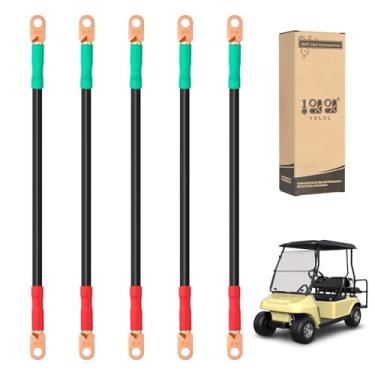 Imagem de 10L0L Conjunto de cabos de bateria para carrinho de golfe (calibre 4) serve para carrinho de golfe Club Car DS 95+ (48 volts)