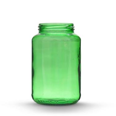 Imagem de Kit 10 Pote De Vidro 300ml, 500ml, 800ml Sem Tampa Verde Ou Transparente Organizador (Verde, 500ml)