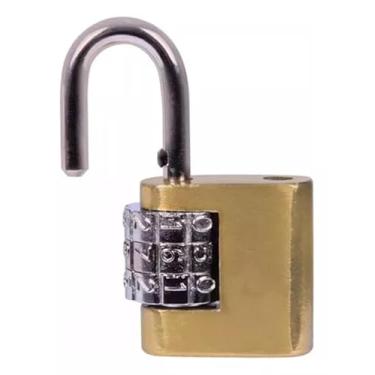 Imagem de Kit 10 Cadeados com Segredo Stam 25mm Zamac – Senha Numérica por Código