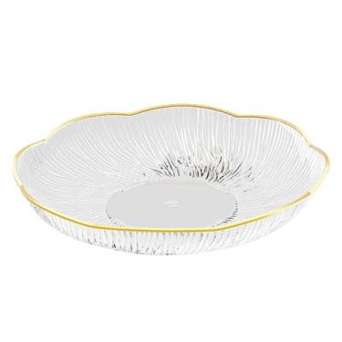 Imagem de DimyFew Prato de frutas, fruteira, prato de sobremesa, lanche, bandeja de doces para recepção em casa, Natal, L White