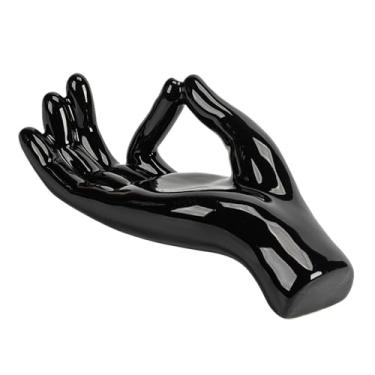 Imagem de WeiLaiKeQi Porta-incenso em palitos, estatueta de arte, artesanato, decoração para casa, enfeite de mesa, estátua de mão de Buda