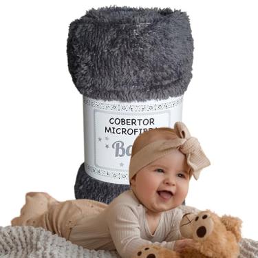 Imagem de Manta Cobertor de Bebê Infantil em Microfibra Mantinha Antialergica (Grafite Urbano)