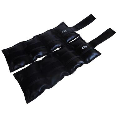 Imagem de Par de Caneleiras Tornozeleira Academia Ginástica 4,0kg