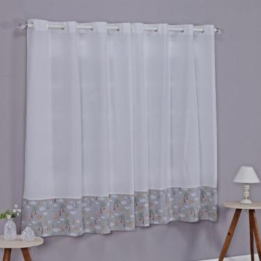 Imagem de Cortina Baby 2 Metros Quarto de Bebê Infantil Menino Menina Varão Simples