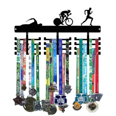 Imagem de Porta Medalhas em Aço - 50 Medalhas - Triathlon