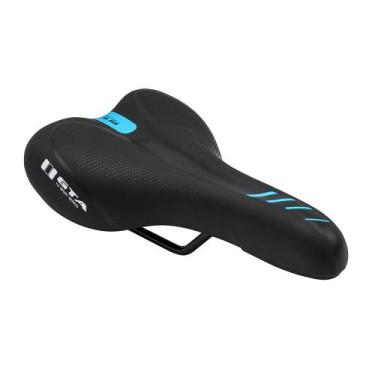 Imagem de Selim MTB NX Sport sem carrinho GTA, Preto, Azul