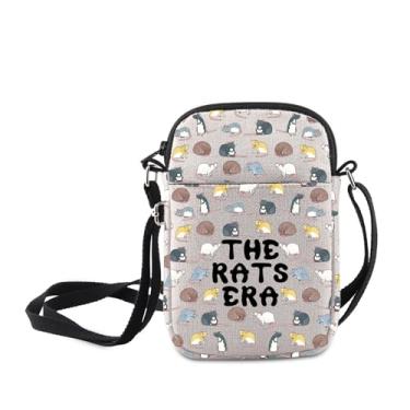 Imagem de MNIGIU Funny Rats Messenger Bag Animal Theme Gift The Rats Era Bolsa tiracolo Mouse Lover Gift Mouse Shoulder Bag, The Rats Era