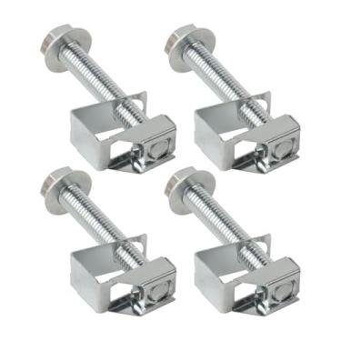 Imagem de AOKAILI 6036734AA Pacote com 4 03442 parafusos de flange do coletor de escape U Porcas Kit de ferragens compatível com Dakota 2004-2010 Ram 1500 2005-2012 Liberty