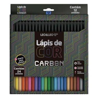 Imagem de Lápis De Cor Carbon Line 4431 24 Cores Leo & Leo