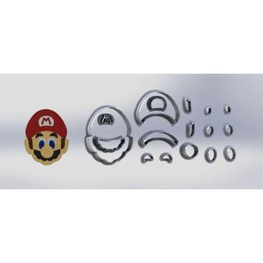 Imagem de Cortador Super Mario Modular Tamanho 6 Cm