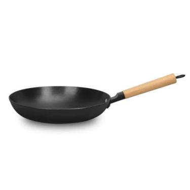 Imagem de Frigideira Ferro Lightcast 20cm com Cabo de Madeira MTA - 1200