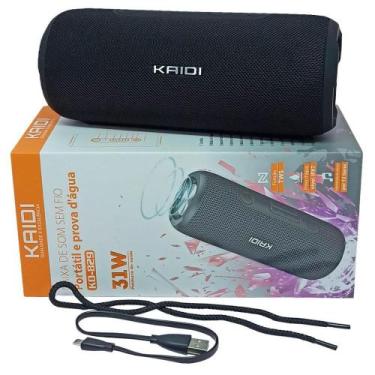 Imagem de Caixa Som Kaidi Portatil Prova Dágua Bluetooth 31W Potencia