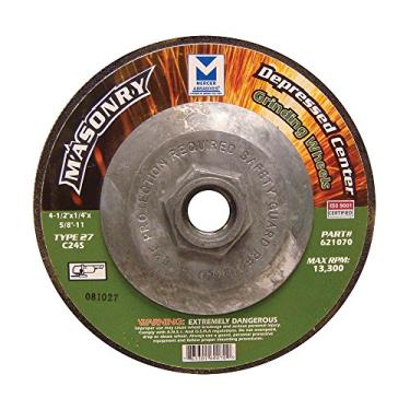 Imagem de Roda de moagem Centro Deprimida Mercer Industries, 621070, (20 Pack), 4-1/2" x 1/4" x 5/8" - 11