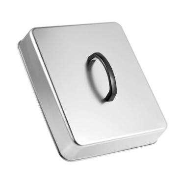 Imagem de ＫＬＫＣＭＳ Tampa para hambúrguer com cúpula de derretimento de queijo, acessório multiuso para grelha, tampa para regar churrasco ao ar livre, teppanyaki, S