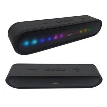 Imagem de Caixa Som Soundbar Bluetooth 5w Led Rgb Al-8911 - Altomex, Preto