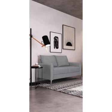 Imagem de Sofá 2 Br 0,10 2 Ass 0,55 Davos 2 Lugares. Bipartido Cinza