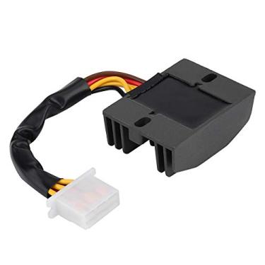 Imagem de Mingzhe Regulador de Tensão de Motocicleta Retificador de Alumínio Black para EN400 EN500 EL250 EL252 Z750 EX400