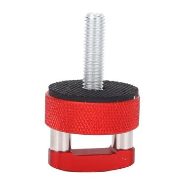 Imagem de Luocute 6pcs Parafusos de Parafusos de Remoção Rápida Parafusos para Fixadores de Polegar Com Anel D, Fixador de Alumínio de Alumínio de Aço Inoxidável Precedente de Topo Dura Com a (Vermelho)