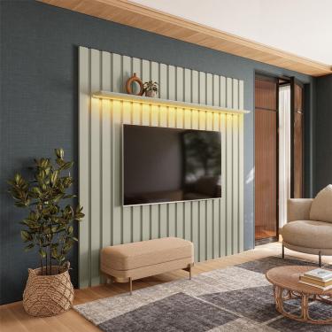 Imagem de Painel para TV até 70 polegadas Alanis com LED Off White