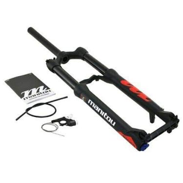 Imagem de Manitou Garfo de facão 73 cm 120 mm bloqueio remoto de ar QR 9 mm preto fosco, HZ1731